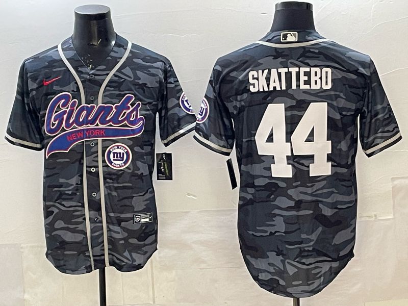 Men 2025 New York Giants #44 Skattebo Camo Joint Name Nike Limited NFL Jersey 006->new york giants->NFL Jersey